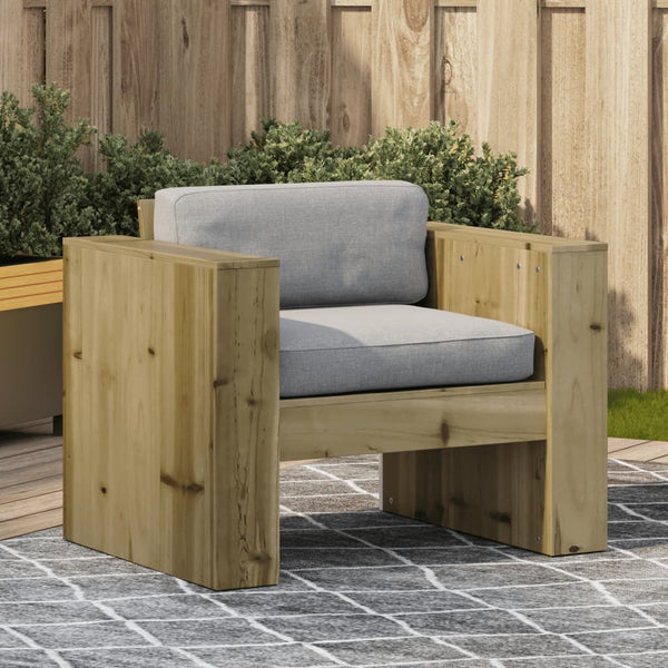 Gartensessel Kiefernholz Imprägniert 79x60x62 cm