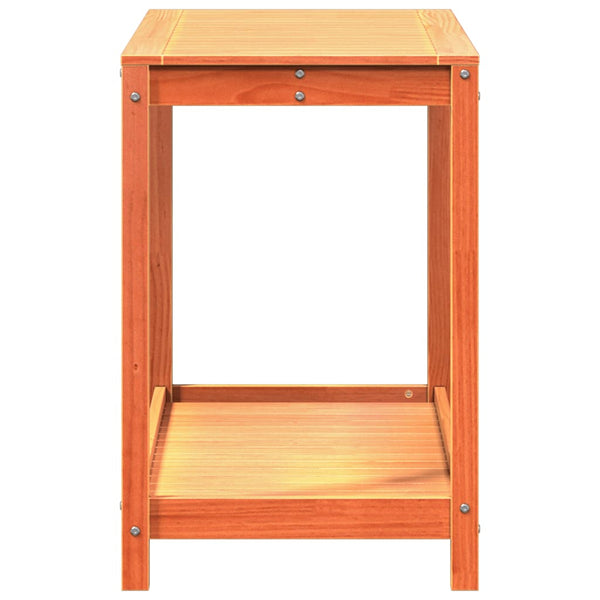 Pflanztisch Kiefer Massivholz Wachsbraun 108cm