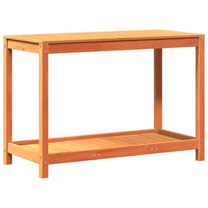 Pflanztisch Kiefer Massivholz Wachsbraun 108cm