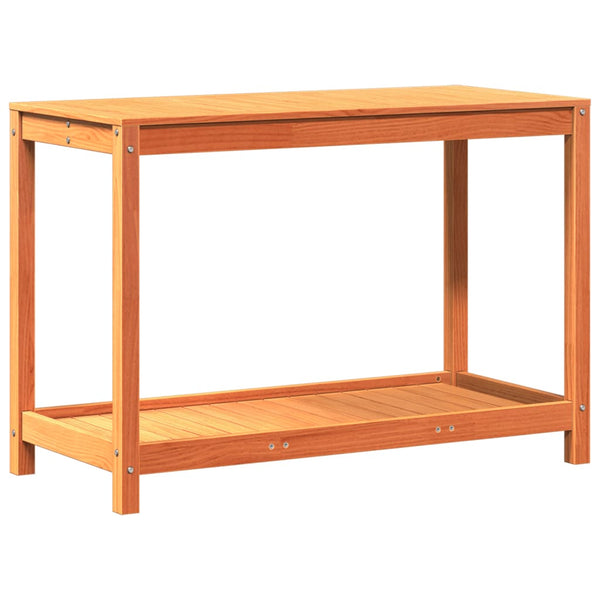 Pflanztisch Kiefer Massivholz Wachsbraun 108cm