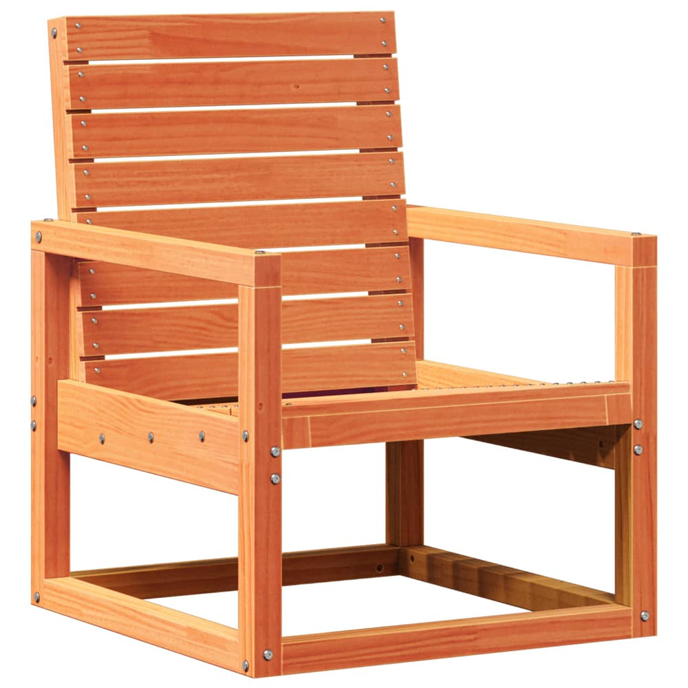 Gartenstuhl Kiefer Massivholz Wachsbraun