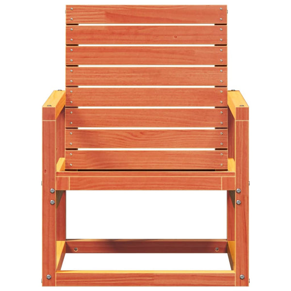 Gartenstuhl Kiefer Massivholz Wachsbraun