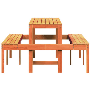 Picknicktisch Wachsbraun Kiefer Massivholz 160cm