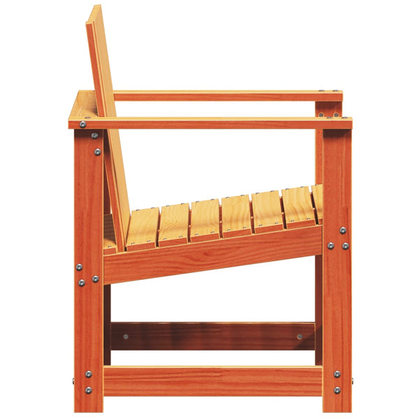 Gartenstuhl Kiefer Massivholz Wachsbraun
