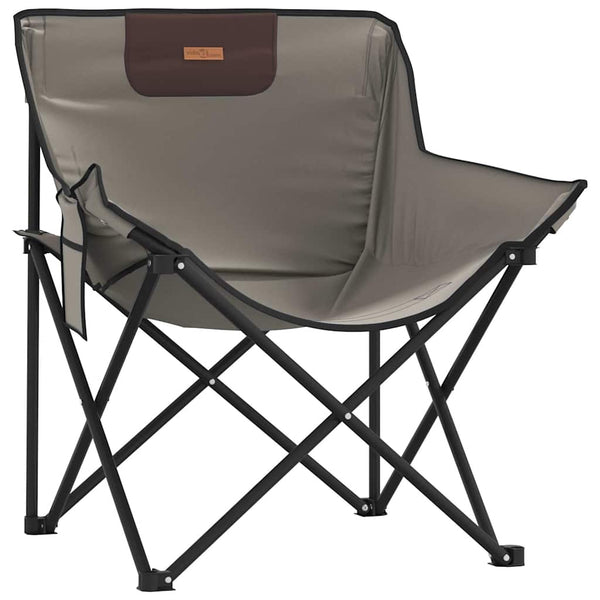 Klappbare Campingstühle 2er Set Grau