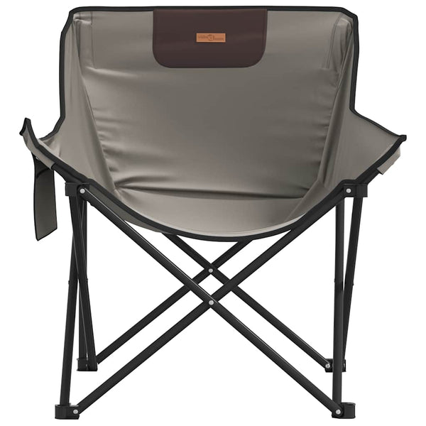 Klappbare Campingstühle 2er Set Grau