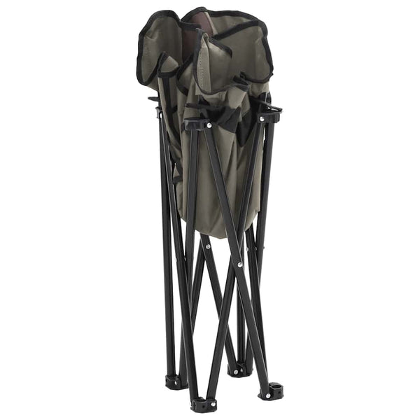 Klappbare Campingstühle 2er Set Grau