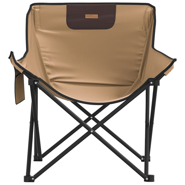 Klappbare Campingstühle 2er-Set Braun