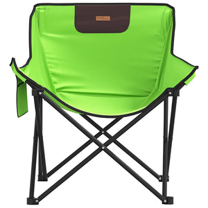 Klappbare Campingstühle 2er-Set Grün