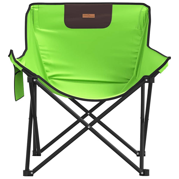 Klappbare Campingstühle 2er-Set Grün