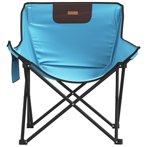 2er Set Campingstühle Hellblau mit Tasche