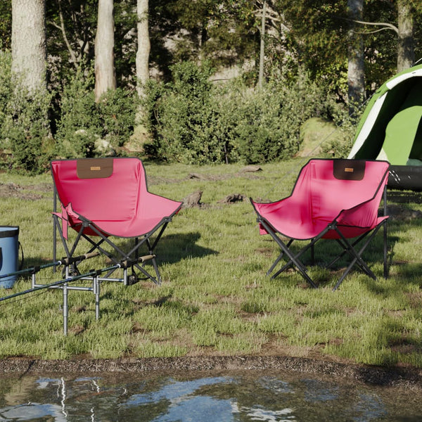 Klappbare Campingstühle 2er-Set Rosa