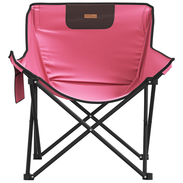 Klappbare Campingstühle 2er-Set Rosa