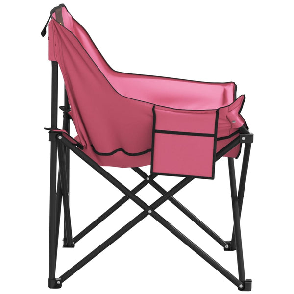 Klappbare Campingstühle 2er-Set Rosa