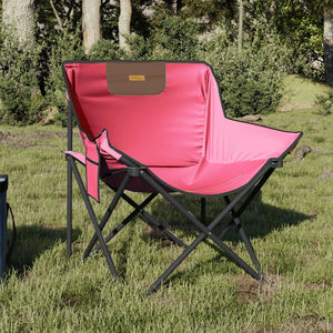 Klappbare Campingstühle 2er-Set Rosa