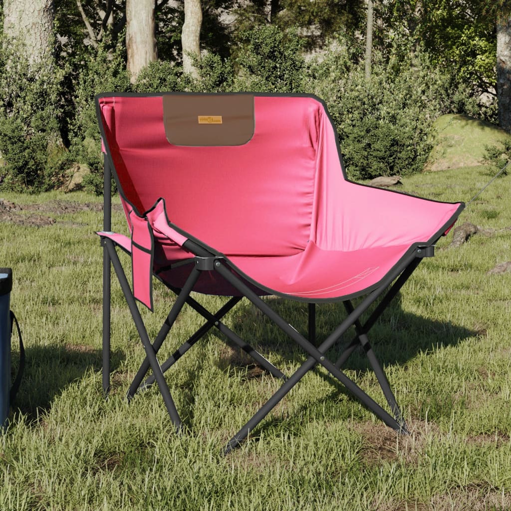 Klappbare Campingstühle 2er-Set Rosa