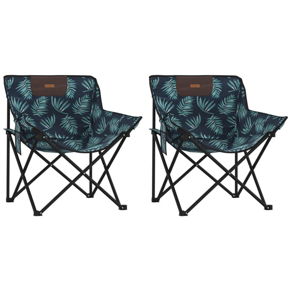 Klappbare Campingstühle 2er-Set mit Tragetasche