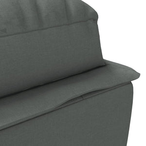 Dunkelgraue Chaiselongue mit Kissen
