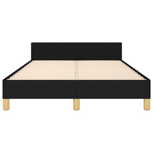 Bettgestell Schwarz 120x190 cm Stoff