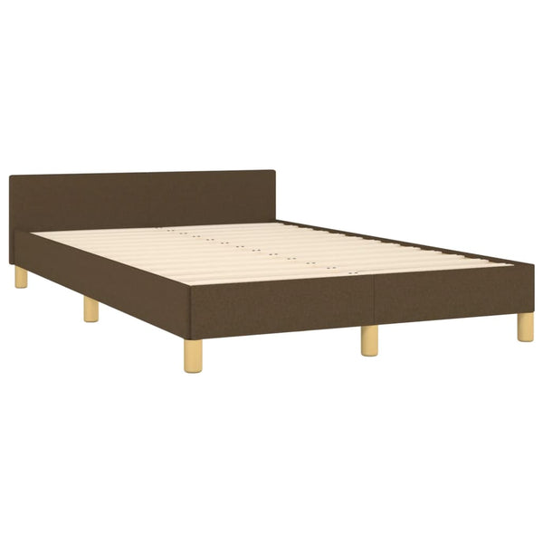 Bettgestell Dunkelbraun 120x190 cm