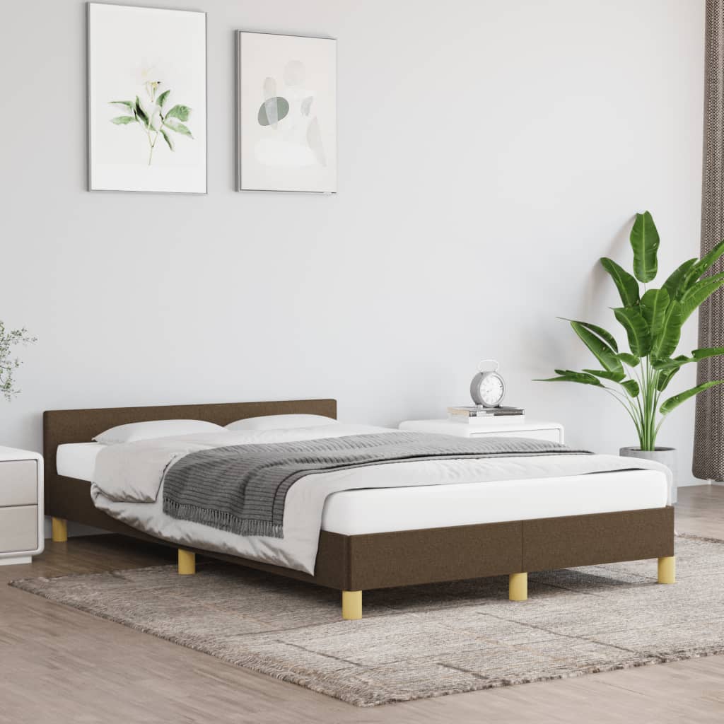 Bettgestell Dunkelbraun 120x190 cm