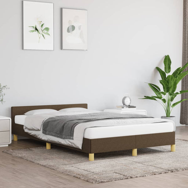 Bettgestell Dunkelbraun 120x190 cm