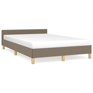 Bettgestell Taupe 120x190 cm