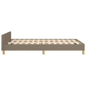 Bettgestell Taupe 120x190 cm