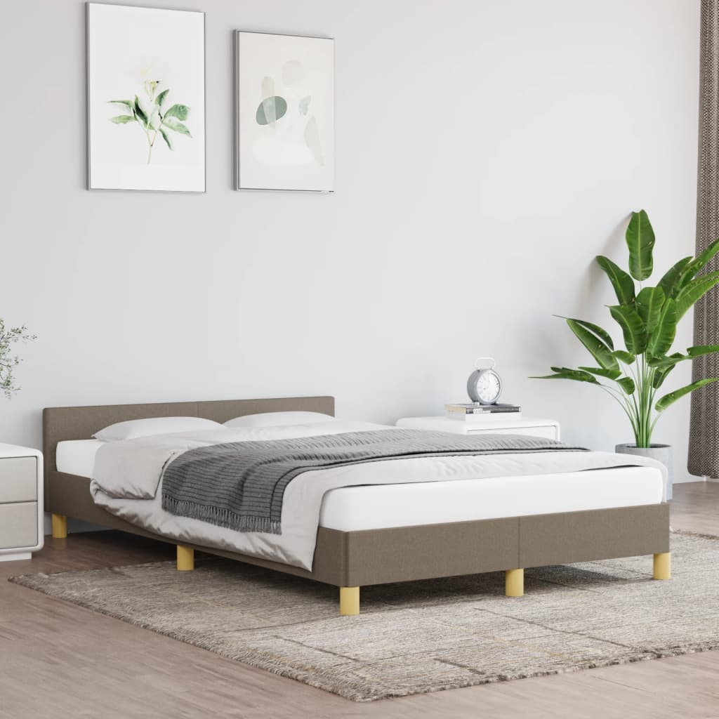 Bettgestell Taupe 120x190 cm