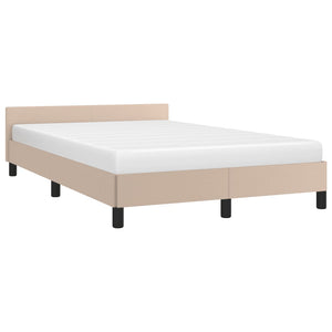 Bettgestell Cappuccino-Braun 120x190 cm