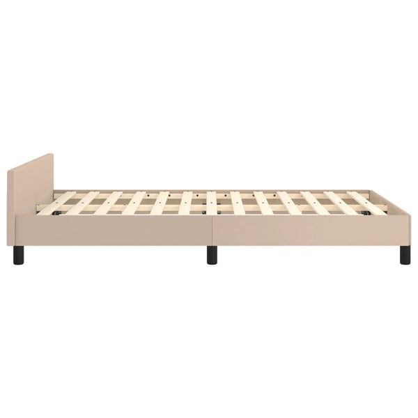 Bettgestell Cappuccino-Braun 120x190 cm