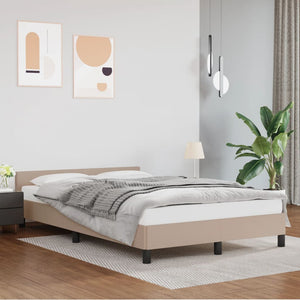 Bettgestell Cappuccino-Braun 120x190 cm