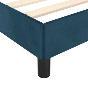 Bettgestell Dunkelblau 120x190 cm Samt