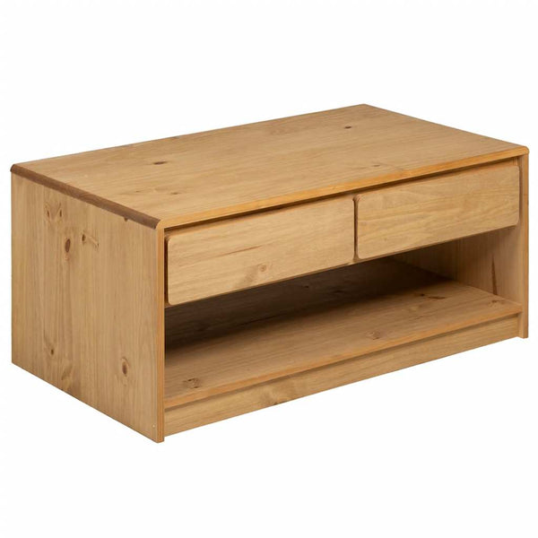 Couchtisch SAUDA Eiche Optik Kiefer Massivholz