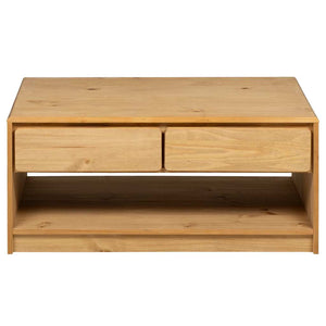 Couchtisch SAUDA Eiche Optik Kiefer Massivholz