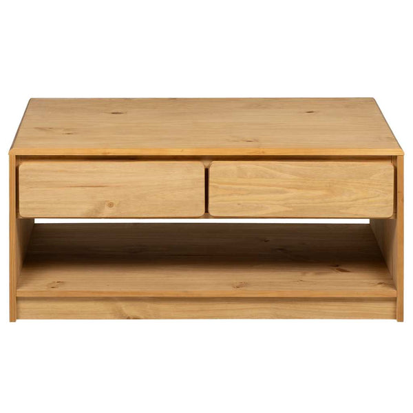 Couchtisch SAUDA Eiche Optik Kiefer Massivholz