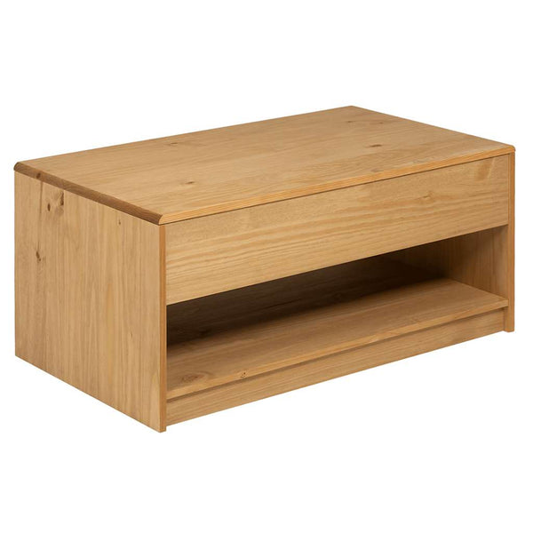 Couchtisch SAUDA Eiche Optik Kiefer Massivholz