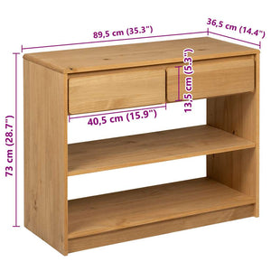 Konsolentisch SAUDA Eiche-Optik Kiefernholz