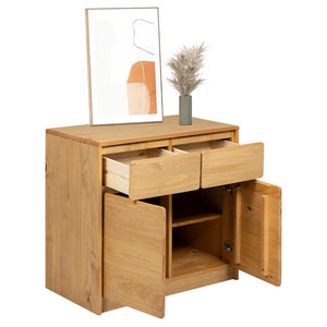 Sideboard Eiche Optik 80 cm Kiefernholz