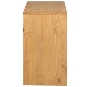 Sideboard Eiche Optik 80 cm Kiefernholz