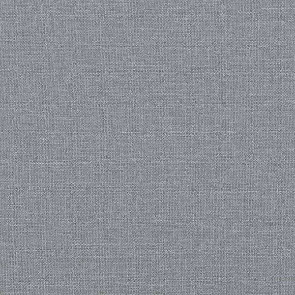 Hellgrauer Stoff Fußhocker 77x55 cm