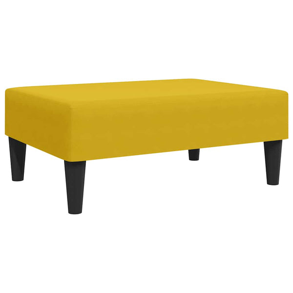 Gelber Samt Fußhocker 77x55x31 cm