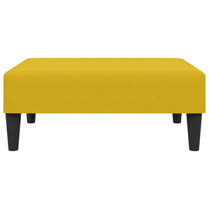 Gelber Samt Fußhocker 77x55x31 cm