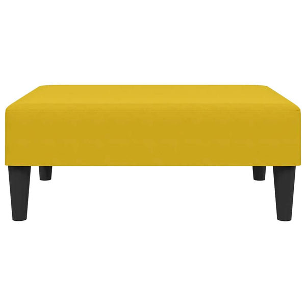 Gelber Samt Fußhocker 77x55x31 cm