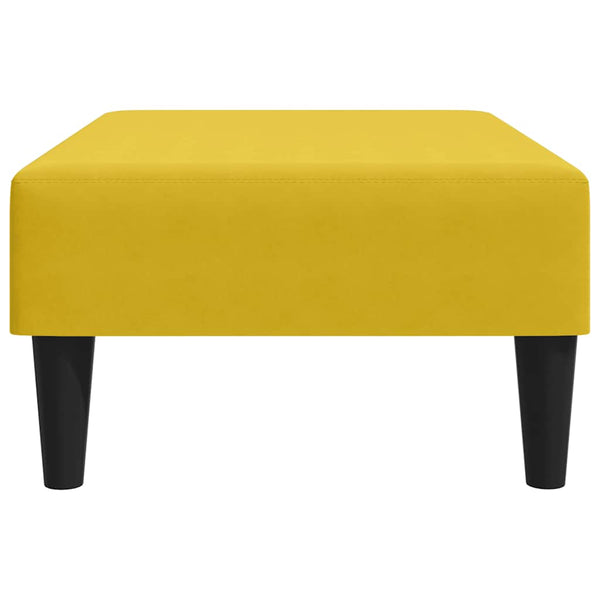 Gelber Samt Fußhocker 77x55x31 cm