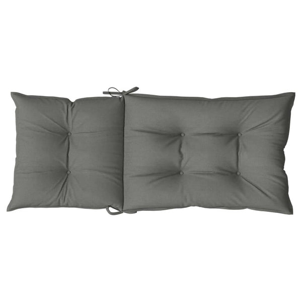 Hochlehner Auflagen 4er Set Dunkelgrau 120 cm