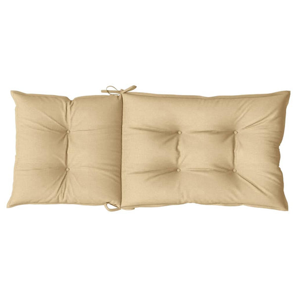 Hochlehner Auflagen 2er Set Beige 120x50 cm