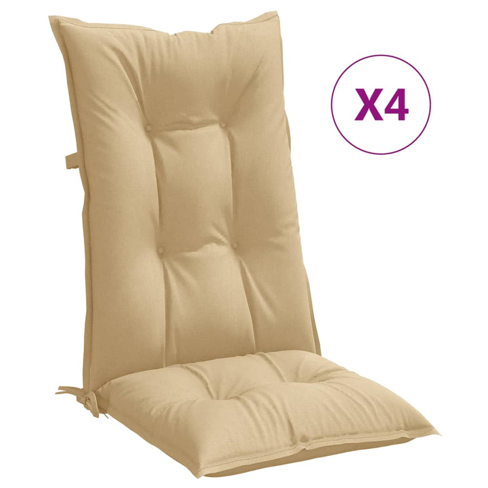Hochlehner Auflagen 4er Set Beige Melange