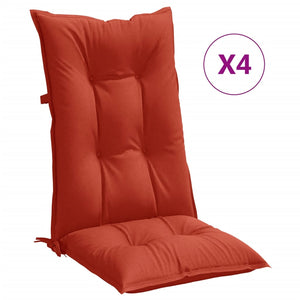 Hochlehner Auflagen 4er Set Rot Melange