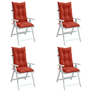 Hochlehner Auflagen 4er Set Rot Melange